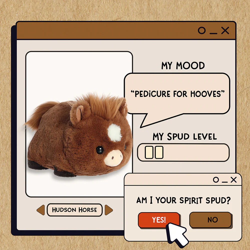Spudsters Hudson Horse 24cm Soft Toy - Image 5
