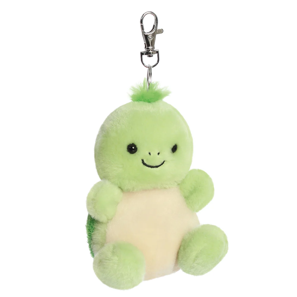 Palm Pals Tiny Turtle Clip-On 10cm Soft Toy - Image 2