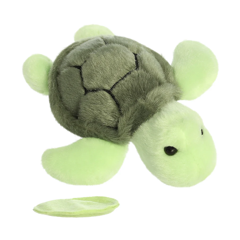Saavy Sea Turtle Shoulderkins 16cm Soft Toy