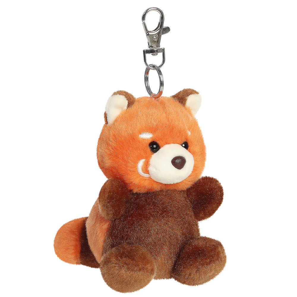 Palm Pals Rei Red Panda Clip-On 10cm Soft Toy - Image 3