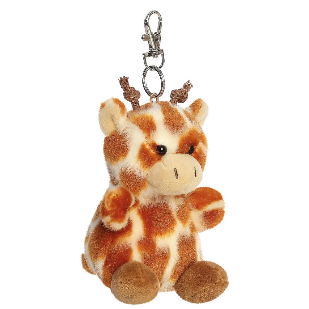 Palm Pals Safara Giraffe Clip-On 10cm Soft Toy - Image 2