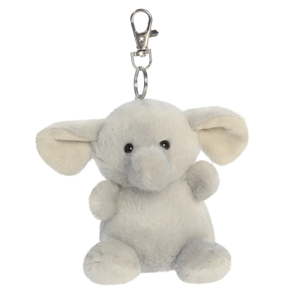 Palm Pals Stomps Elephant Clip-On 10cm Soft Toy