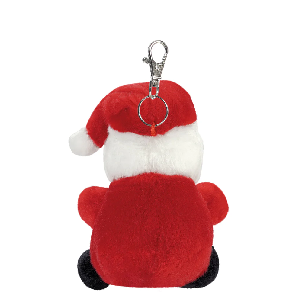 Palm Pals Santa Claus Clip-On 10cm Soft Toy - Image 4