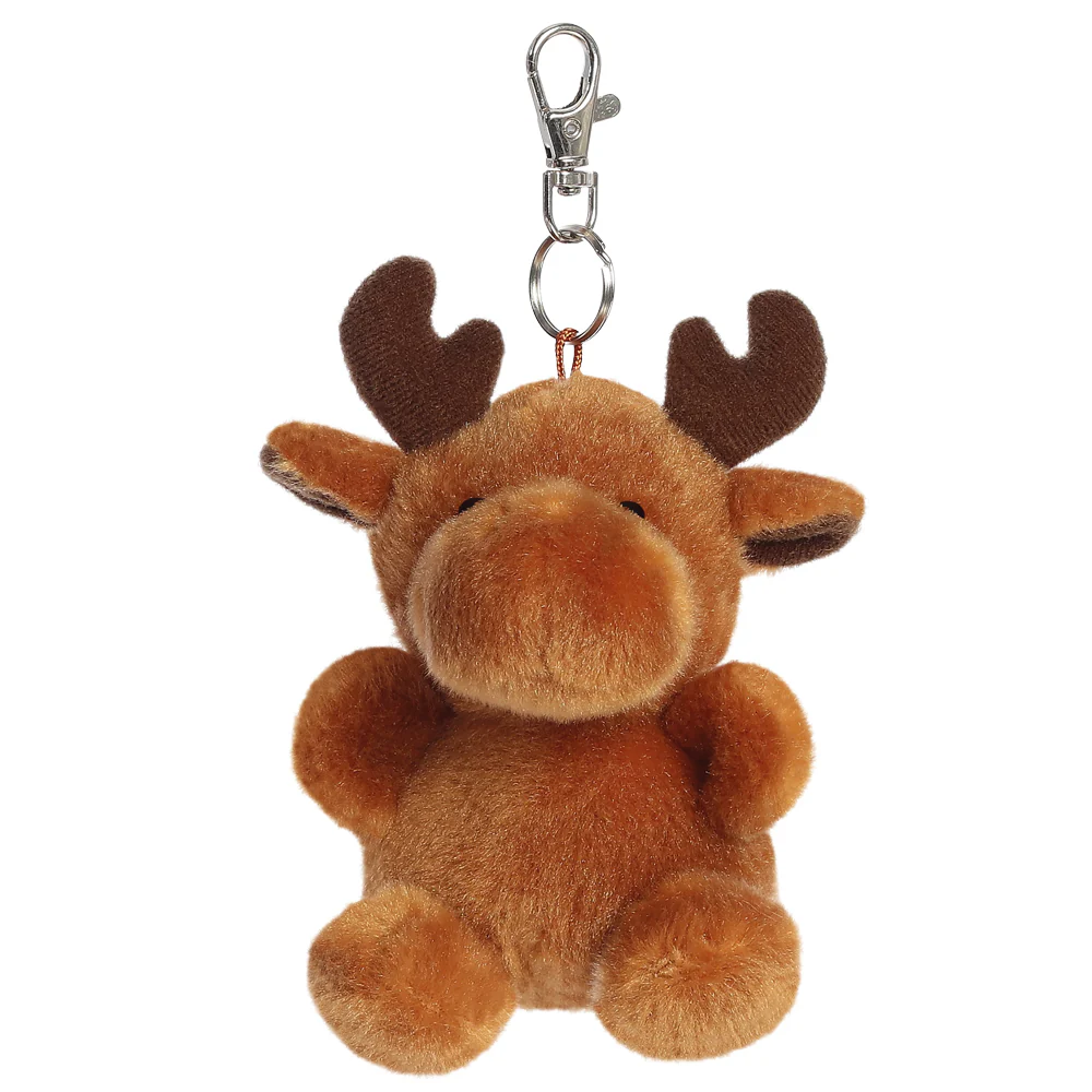 Palm Pals Cinnamon Reindeer Clip-On 10cm Soft Toy