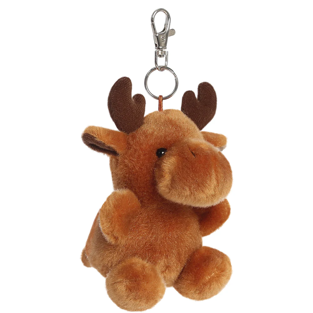 Palm Pals Cinnamon Reindeer Clip-On 10cm Soft Toy - Image 2