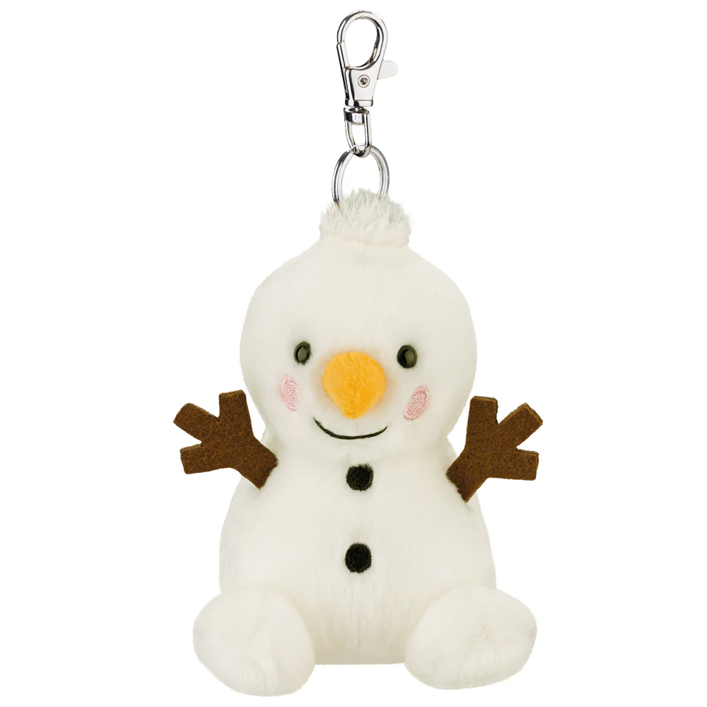Palm Pals Twig Snowman Clip-On 10cm Soft Toy