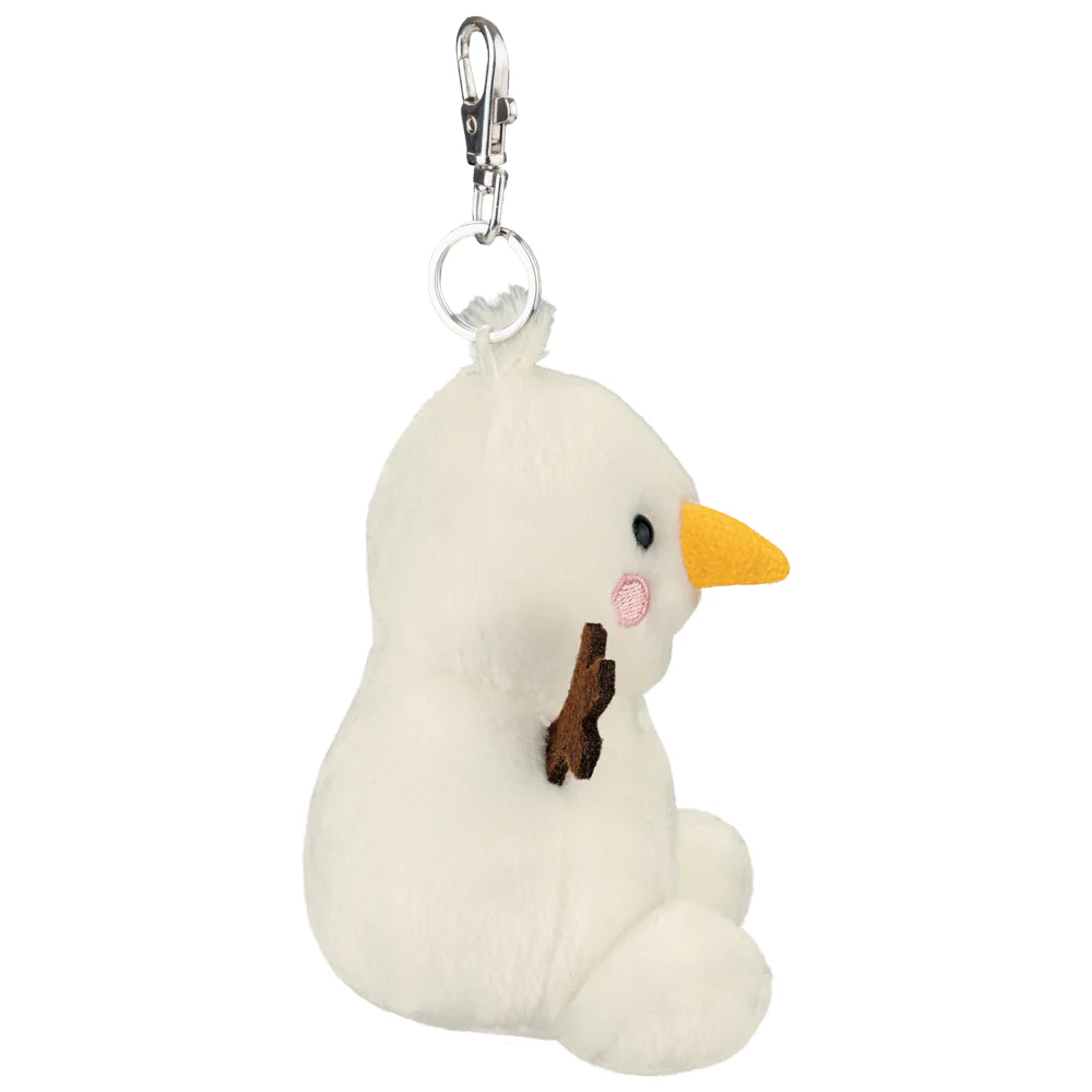 Palm Pals Twig Snowman Clip-On 10cm Soft Toy - Image 3