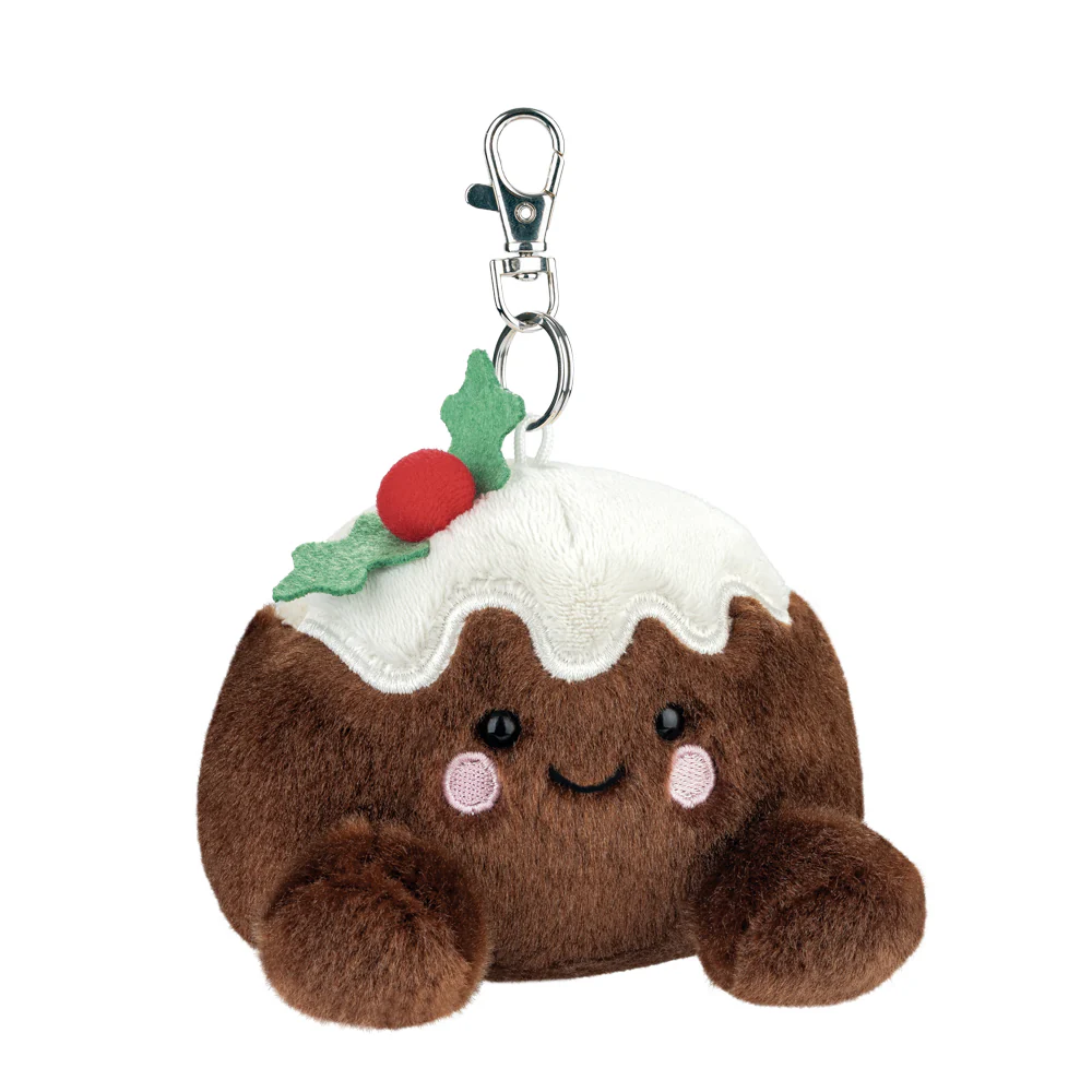 Palm Pals Carol Christmas Pudding Clip-On 10cm Soft Toy - Image 2