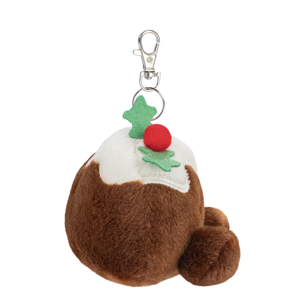 Palm Pals Carol Christmas Pudding Clip-On 10cm Soft Toy - Image 3