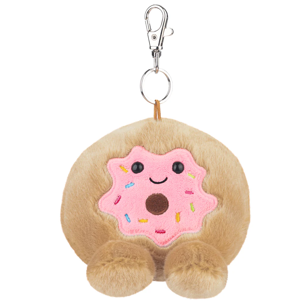 Palm Pals Claire Donut Clip-On 10cm Soft Toy