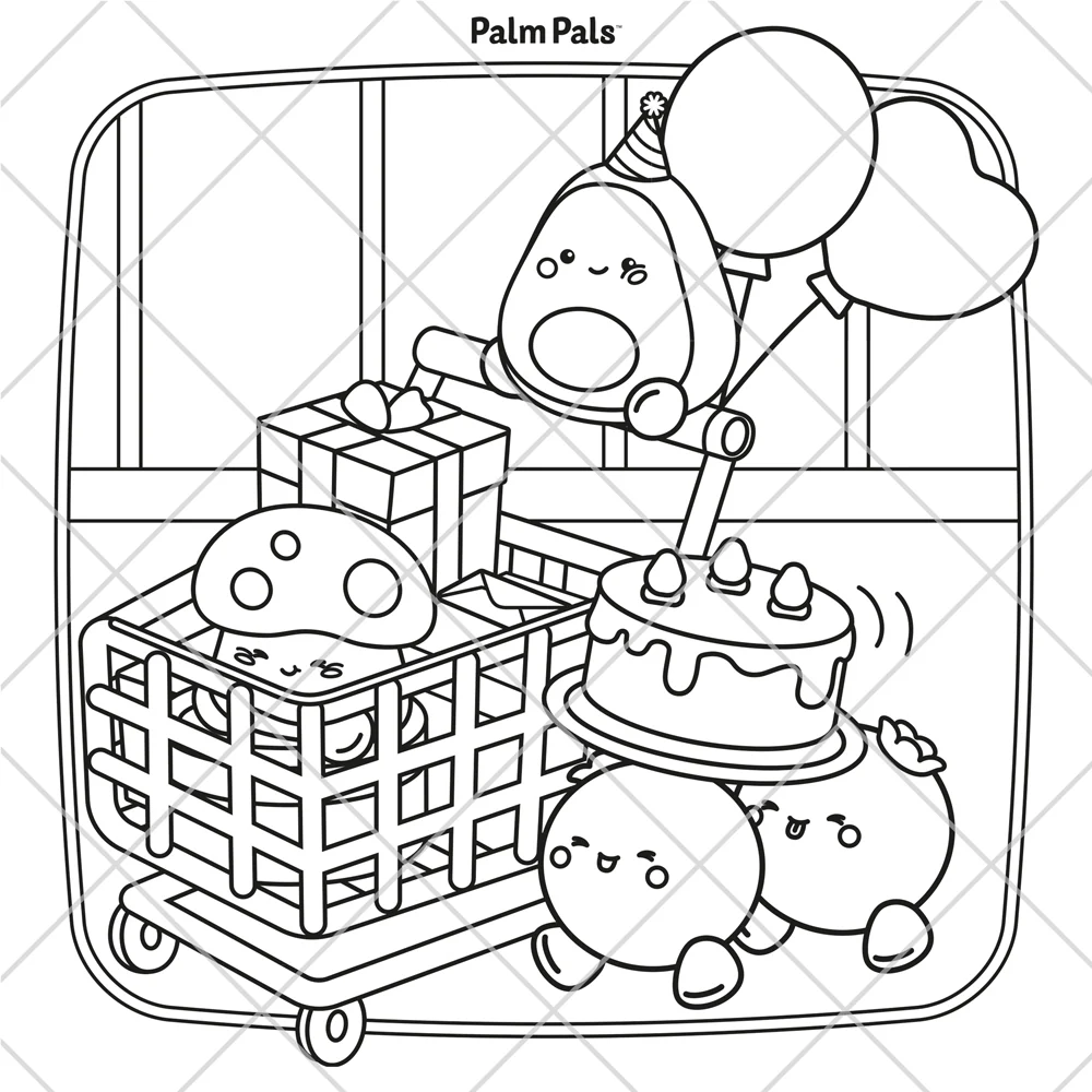 Palm Pals Best Friends: A Cute and Cosy Colouring Book - Image 6