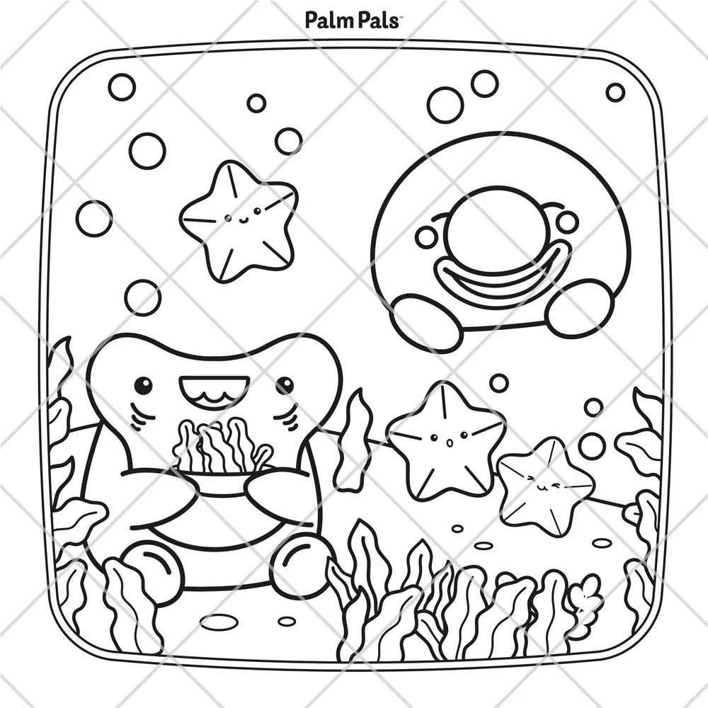 Palm Pals Best Friends: A Cute and Cosy Colouring Book - Image 8
