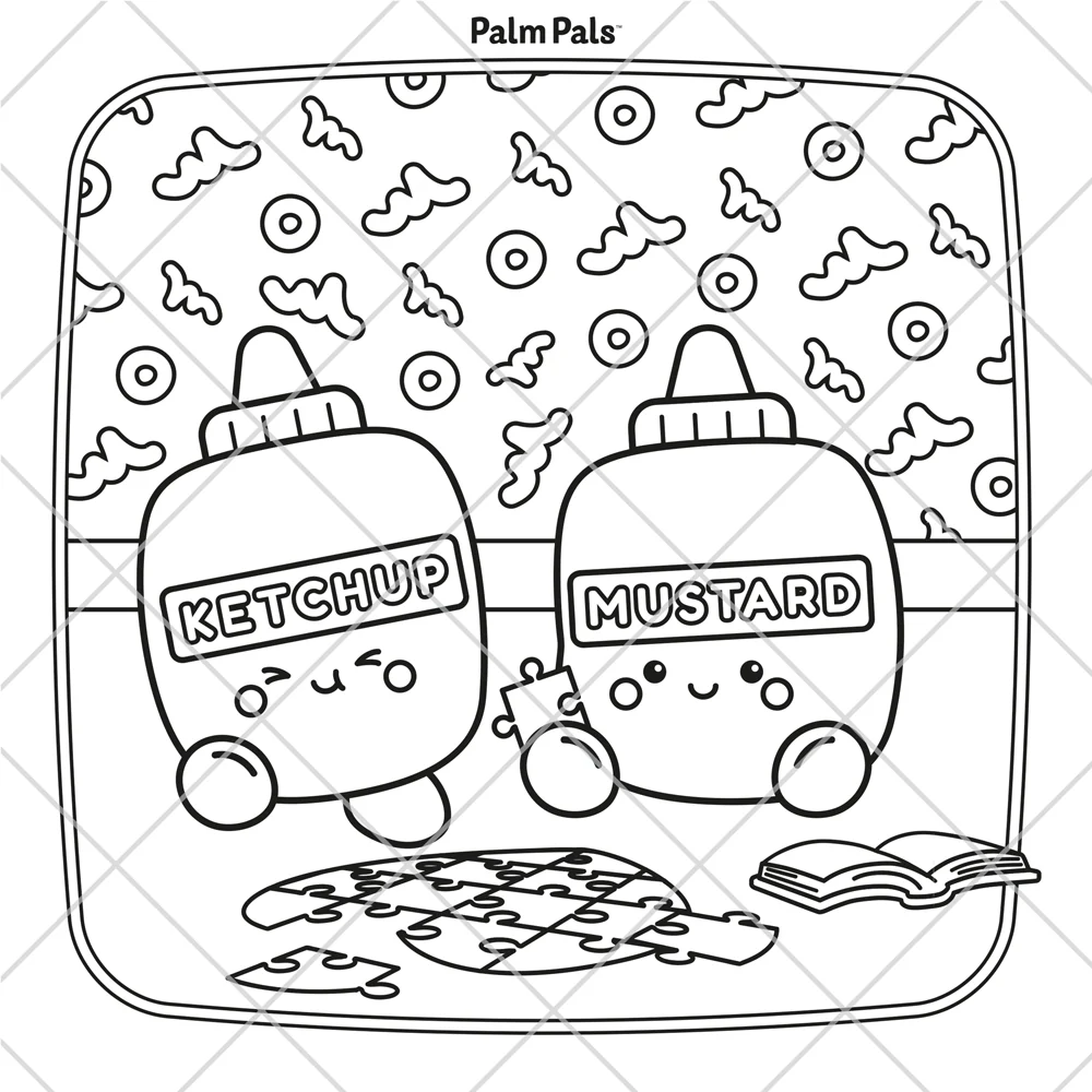 Palm Pals Best Friends: A Cute and Cosy Colouring Book - Image 9