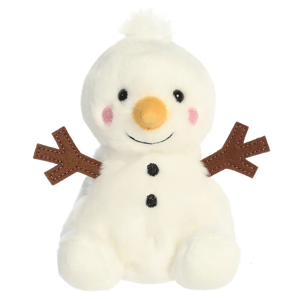 Palm Pals Twig Snowman 13cm Soft Toy