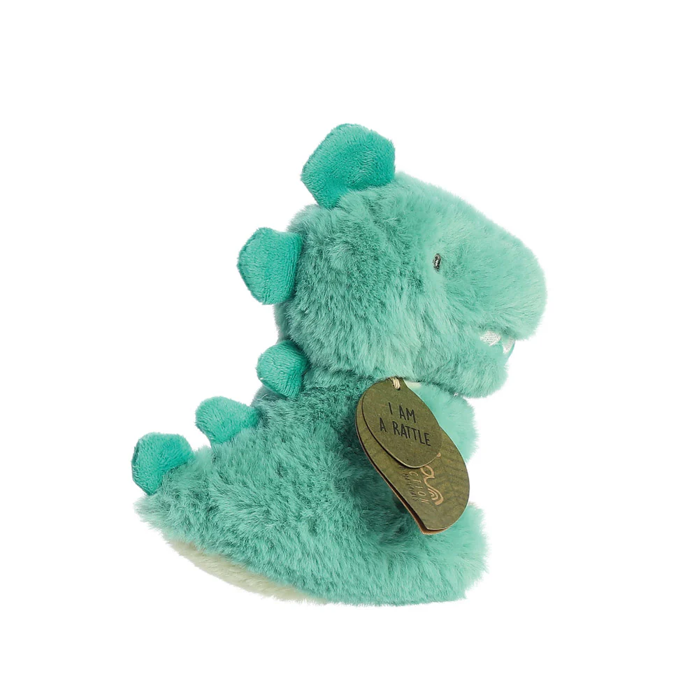 Ebba Eco Ryker Rex Dragon Rattle Soft Toy - Image 3