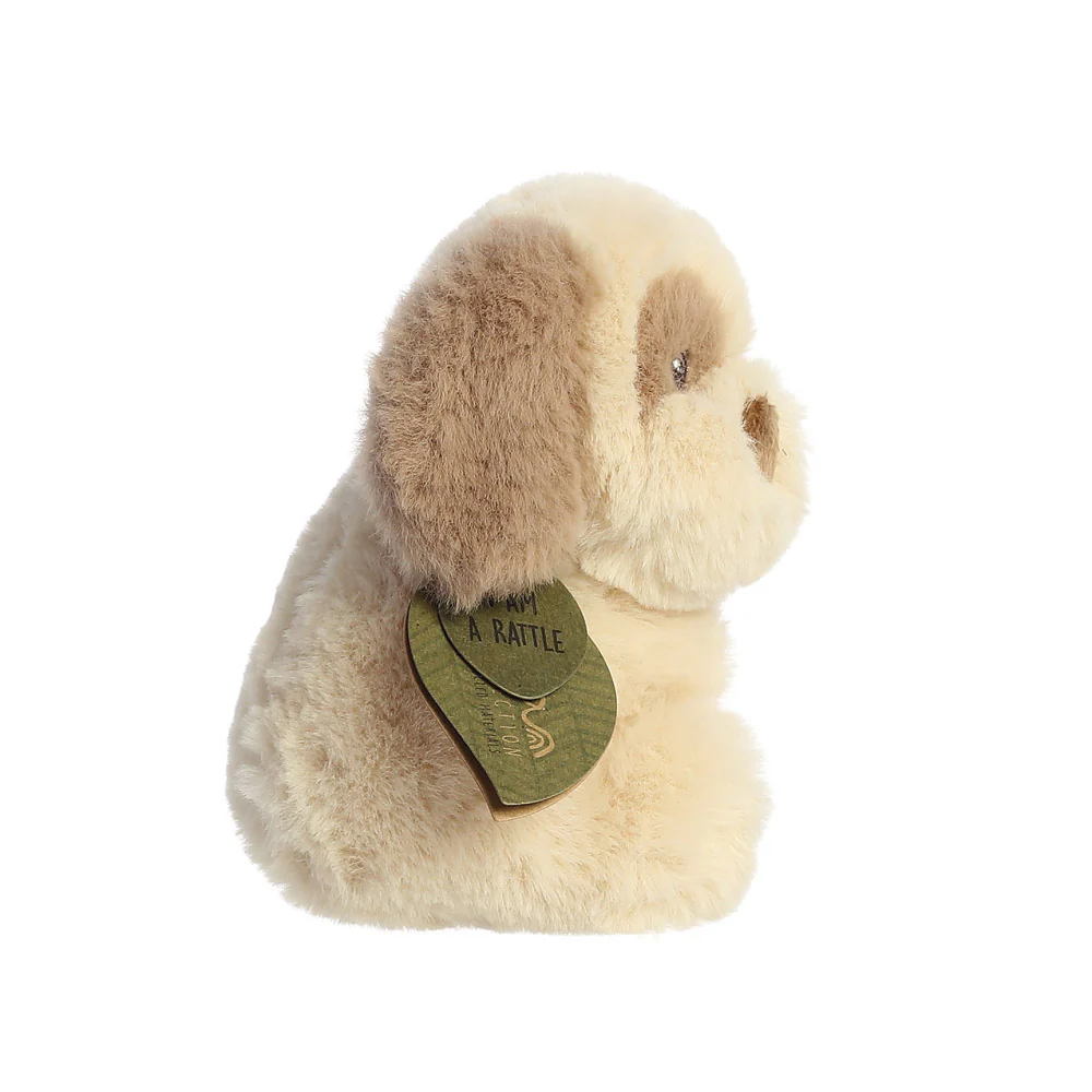 Ebba Eco Toddy Dog Rattle Soft Toy - Image 3