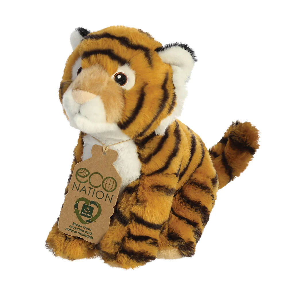 Eco Nation Bengal Tiger Soft Toy - Image 3