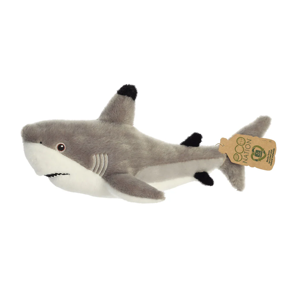 Eco Nation Blacktip Shark Soft Toy - Image 2