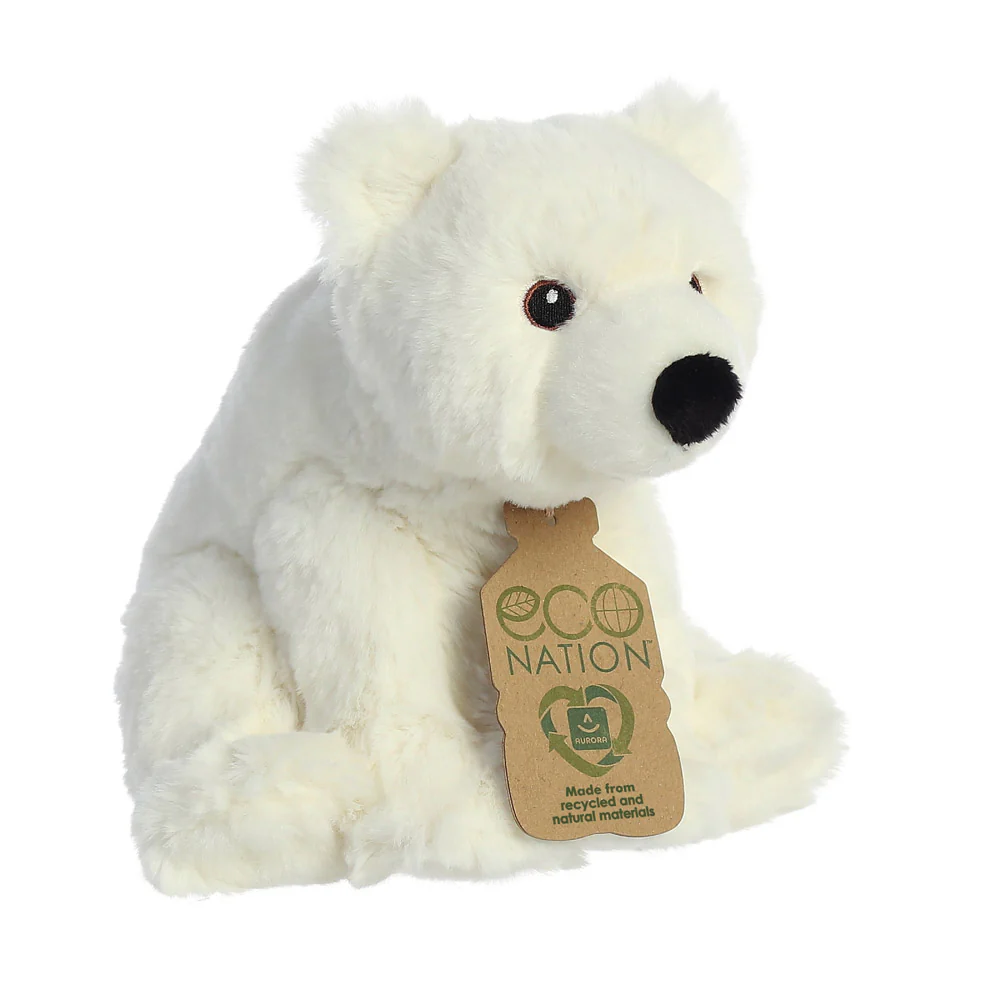 Eco Nation Polar Bear Soft Toy - Image 2