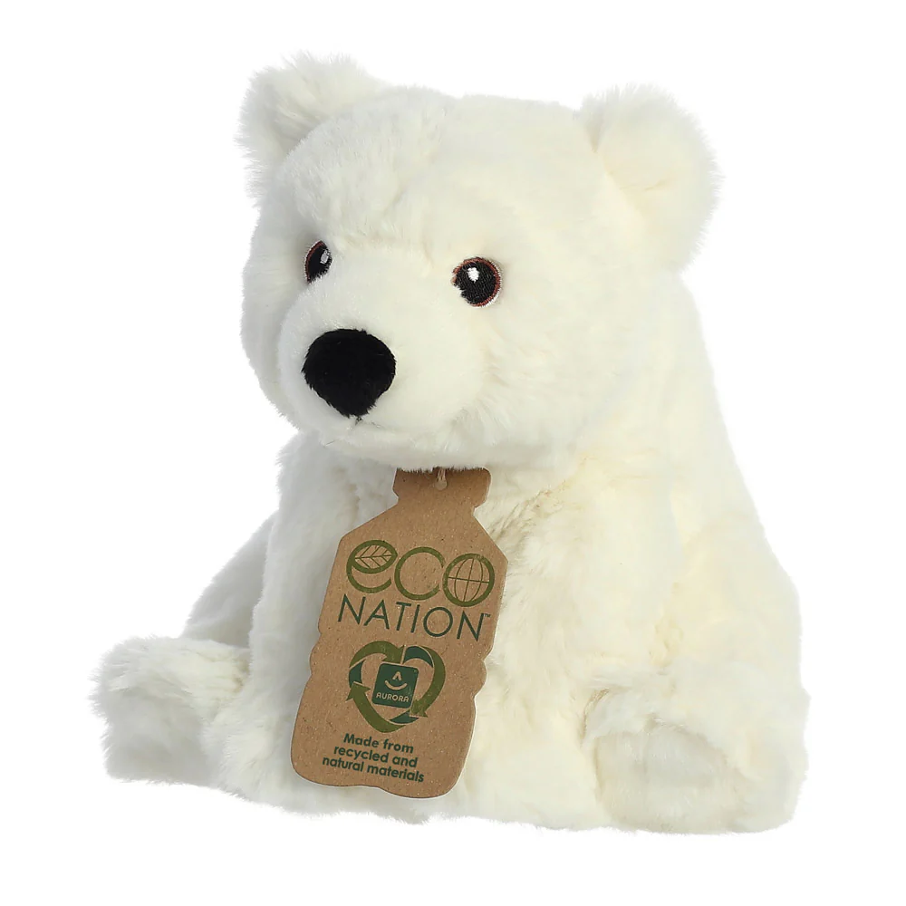 Eco Nation Polar Bear Soft Toy - Image 3