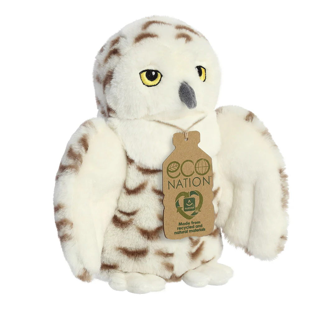 Eco Nation Snowy Owl Soft Toy - Image 2