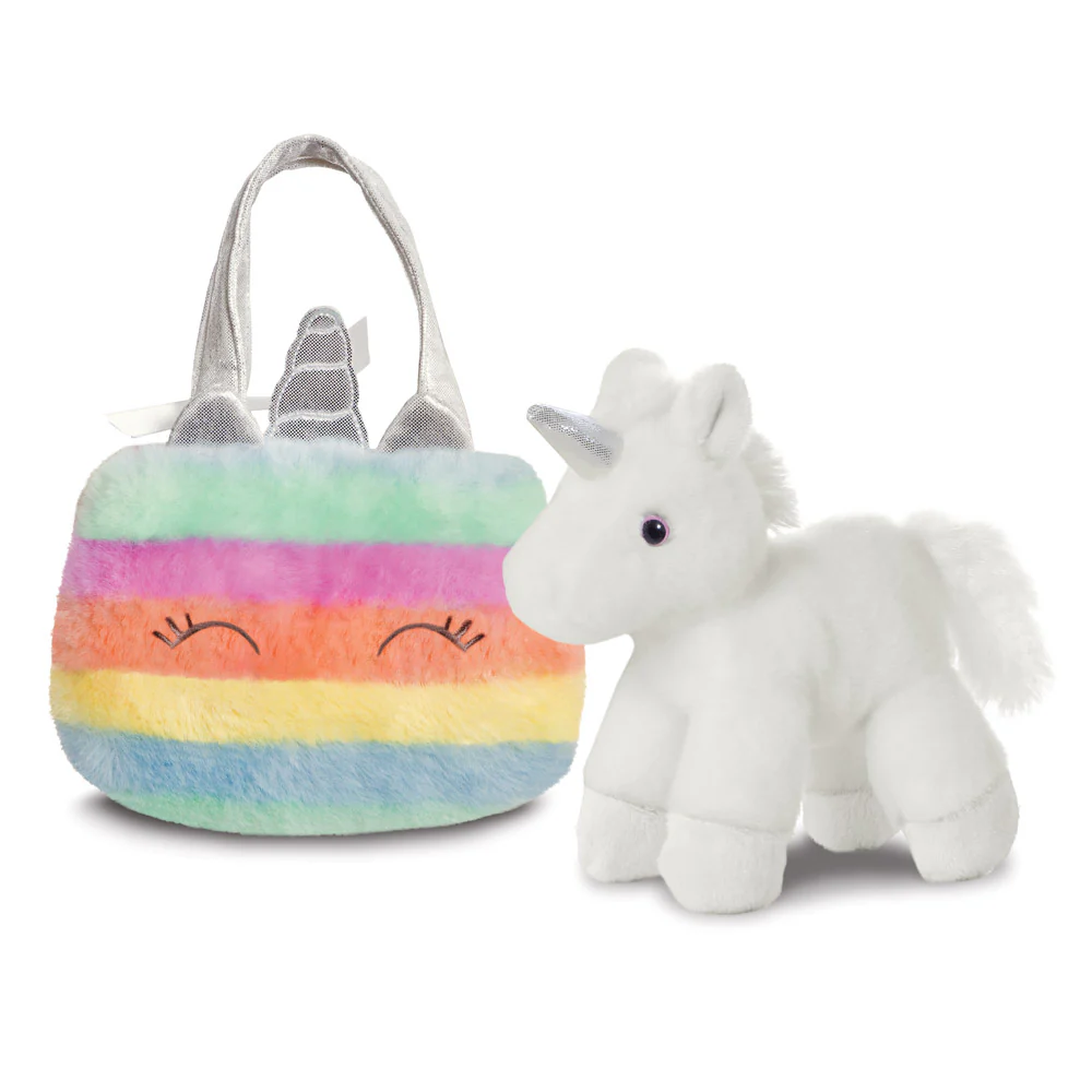 Fancy Pal Rainbow Unicorn Soft Toy - Image 3