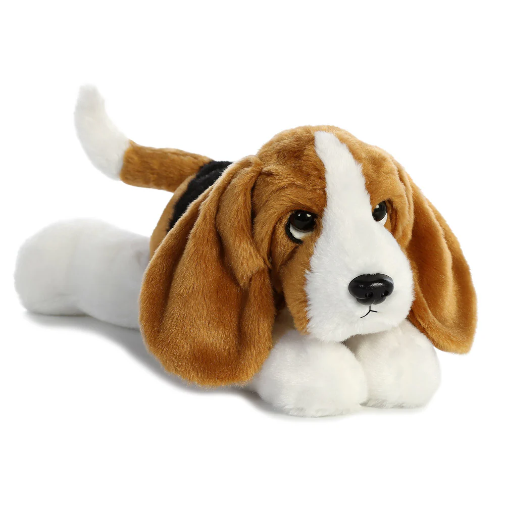 Flopsies Basset Hound Dog Soft Toy - Image 3
