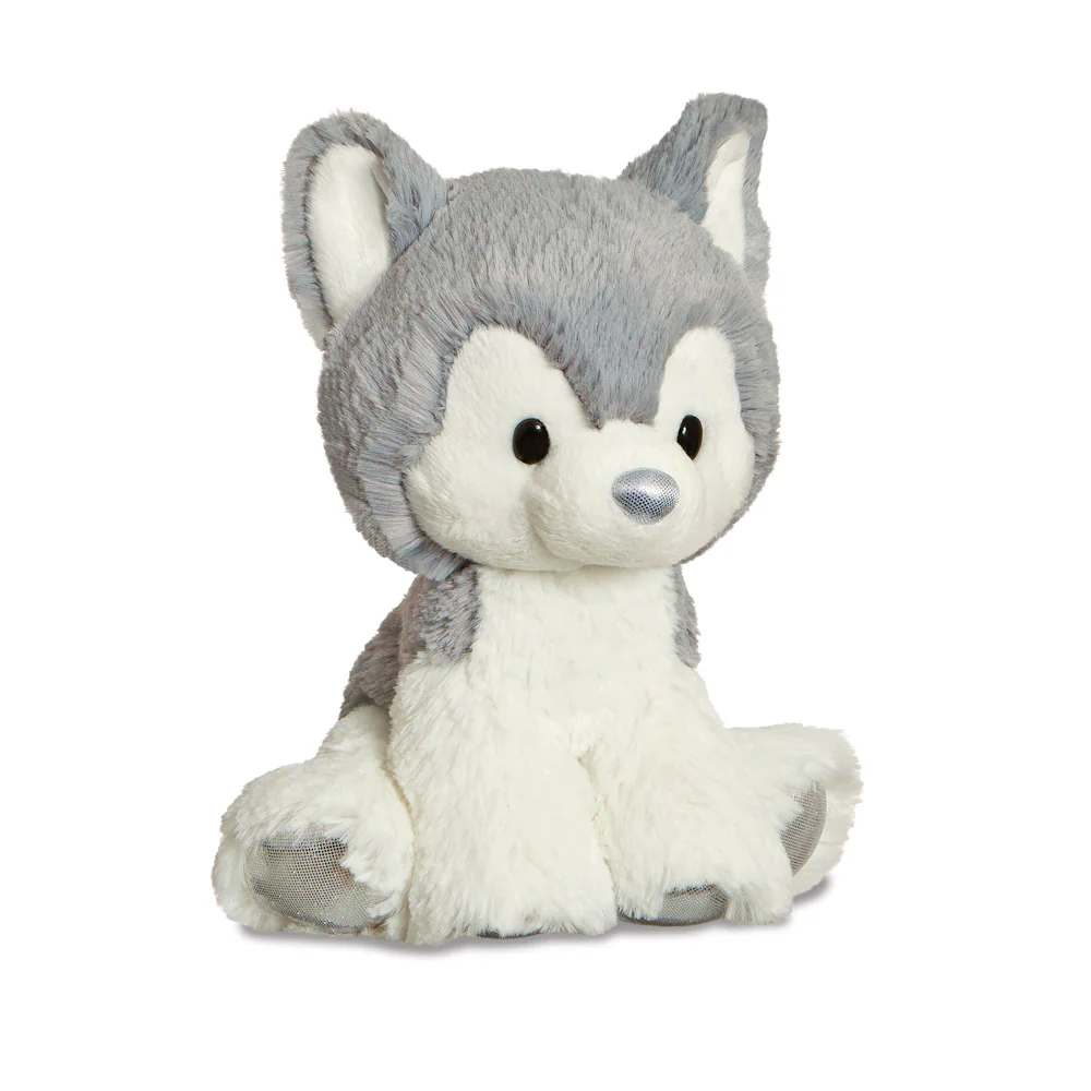 Glitzy Tots Husky Dog Soft Toy - Image 2