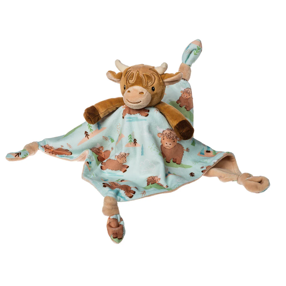 Mary Meyer Highland Cow Blanket Lovey Soft Toy