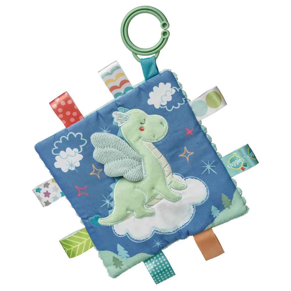 Mary Meyer Taggies Dragon Crinkle Me Baby Book Toy