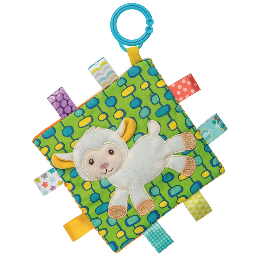 Mary Meyer Taggies Lamb Crinkle Me Baby Book Toy