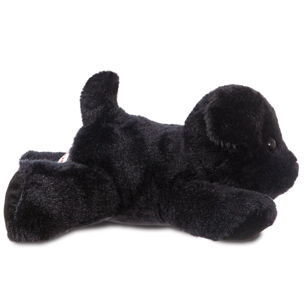 Mini Flopsies Black Labrador Dog Soft Toy - Image 3