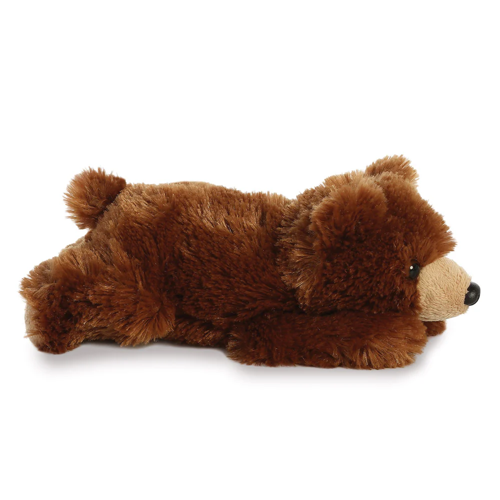 Mini Flopsies Grizzly Bear Soft Toy - Image 2