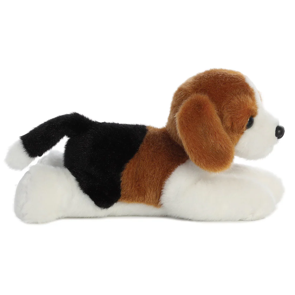 Mini Flopsies Homer Beagle Dog Soft Toy - Image 2