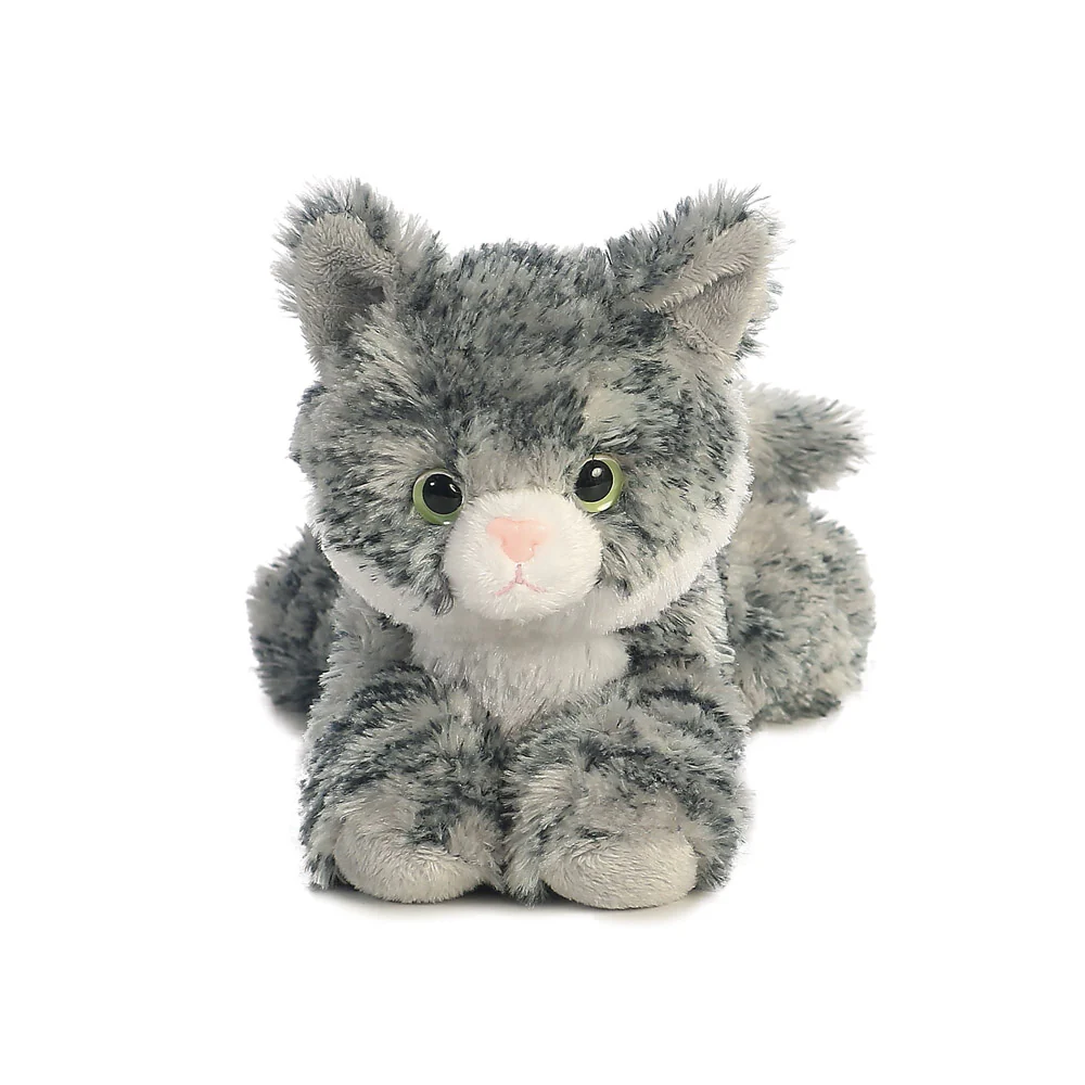 Mini Flopsies Lily Tabby Cat Soft Toy - Image 2