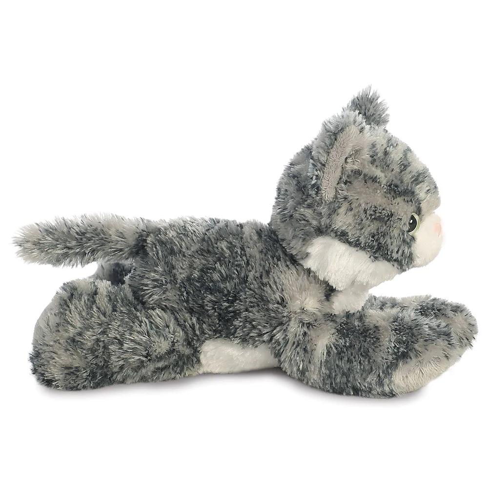 Mini Flopsies Lily Tabby Cat Soft Toy - Image 3