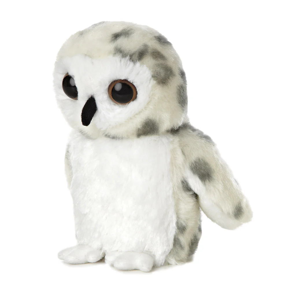 Mini Flopsies Snowy Owl Soft Toy - Image 2