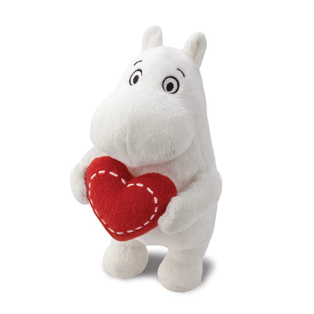 Moomin Standing with Heart Soft Toy - Image 2