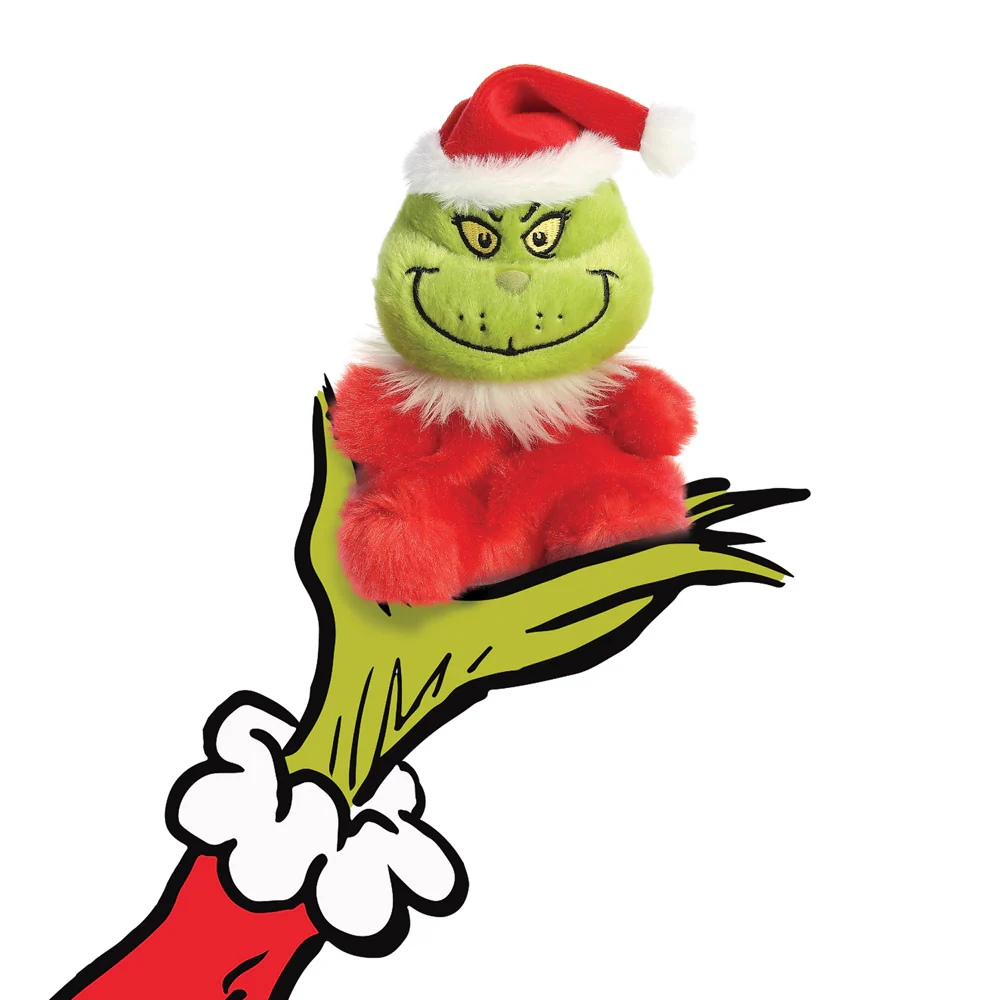 Palm Pal Santa Grinch Soft Toy - Image 7