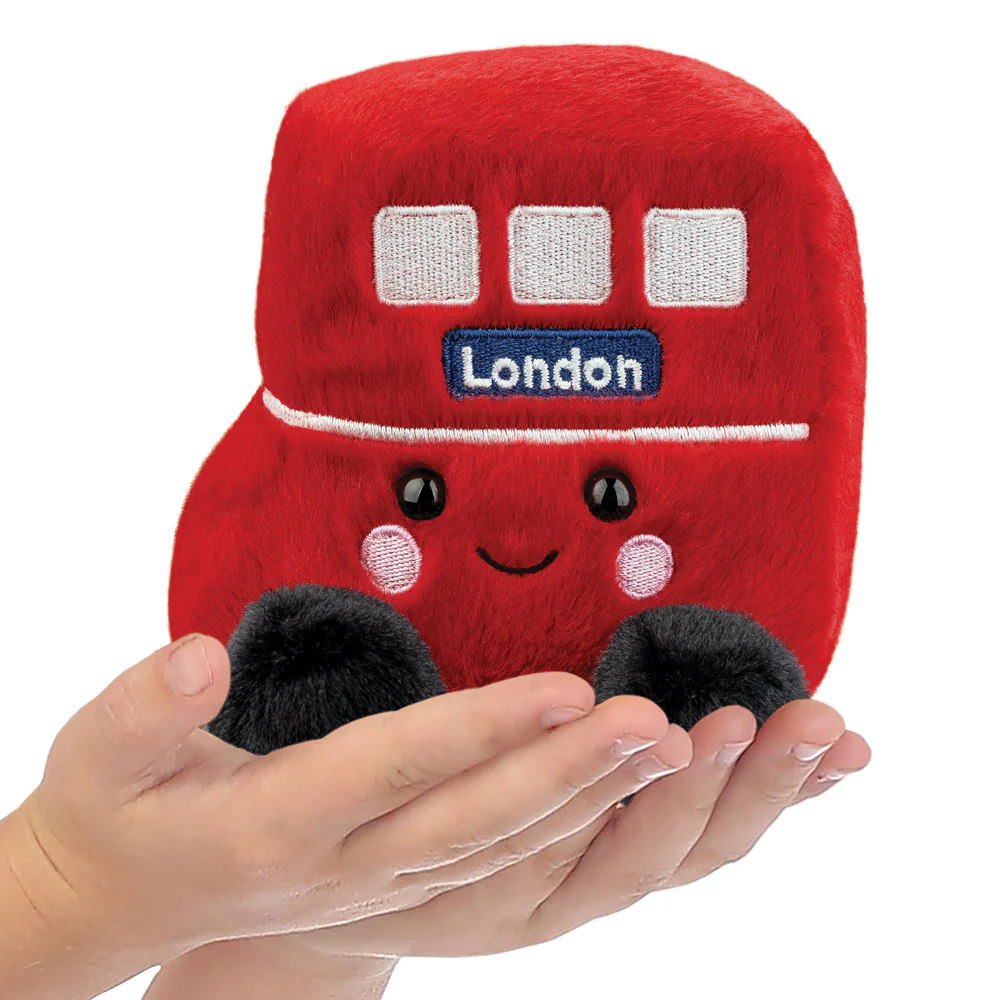 Palm Pals Bertie Red Bus Soft Toy - Image 5