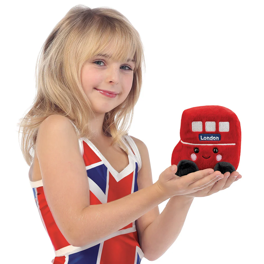 Palm Pals Bertie Red Bus Soft Toy - Image 6