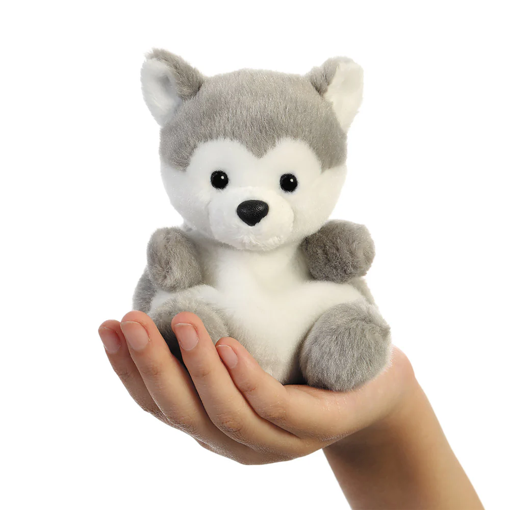 Palm Pals Busky Husky Dog Soft Toy - Image 5