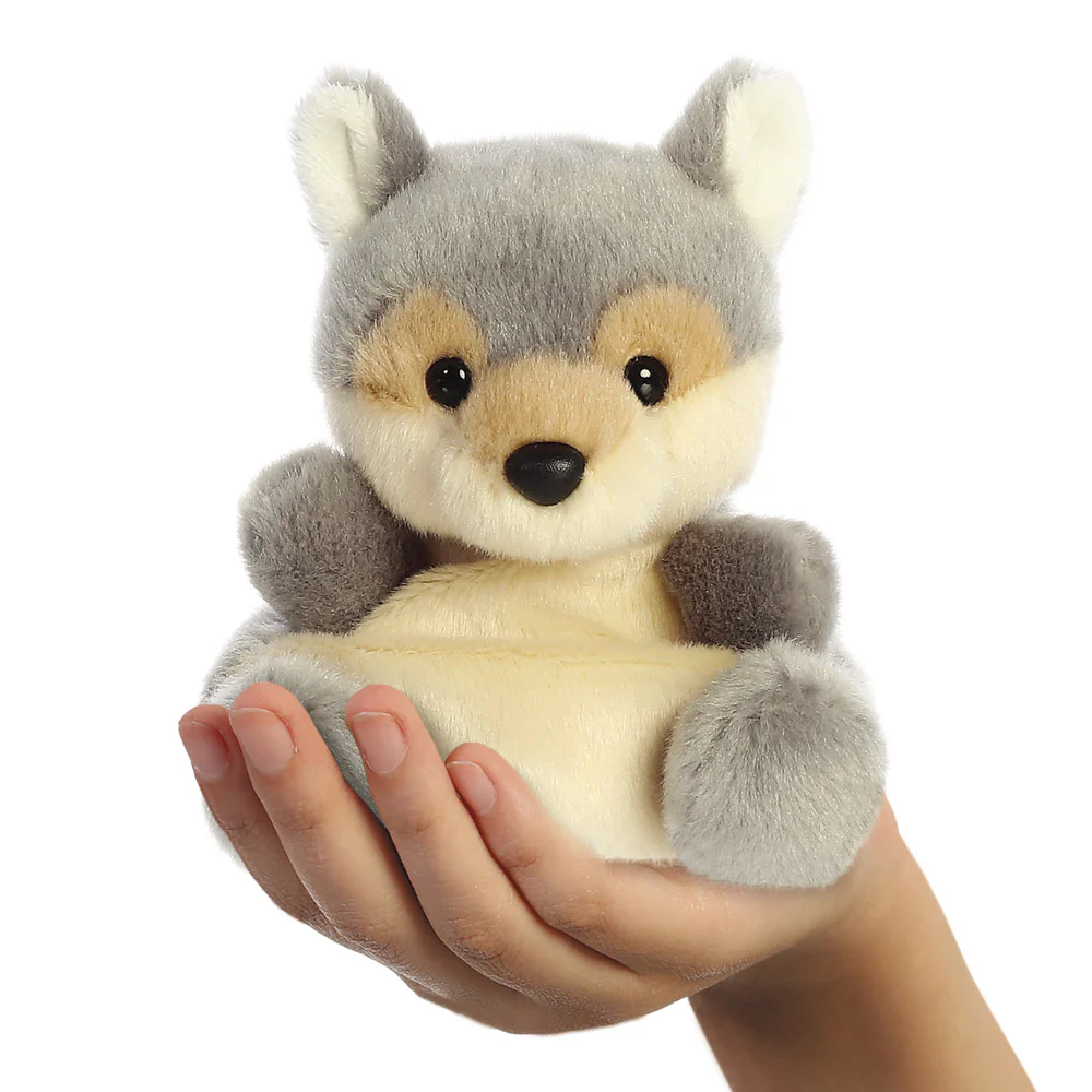 Palm Pals Lucian Wolf Soft Toy - Image 5