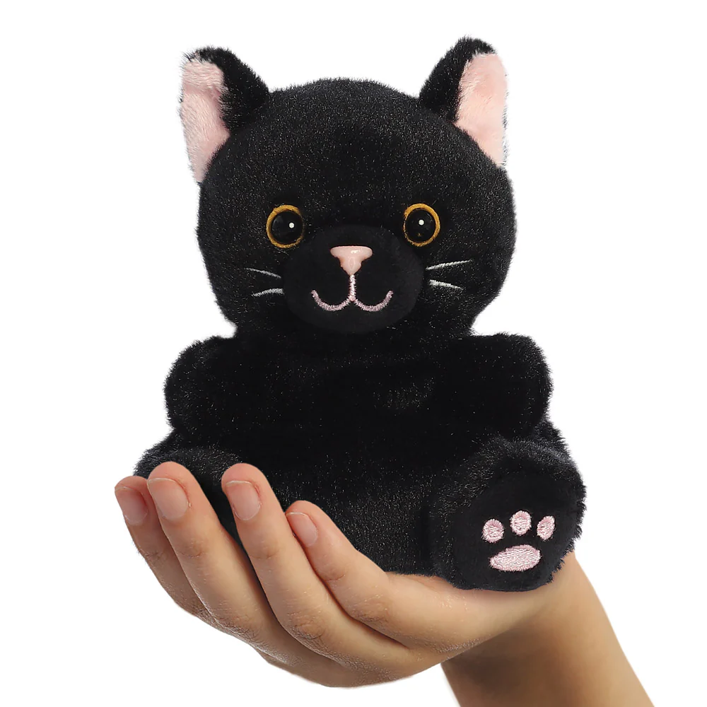 Palm Pals Twilight Black Cat Soft Toy - Image 6