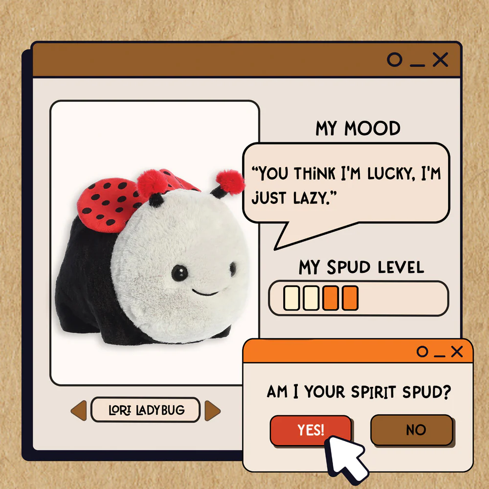 Spudsters Ladybird Soft Toy - Image 6